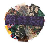 ibasenice 15pcs Guitar Pick Strips Celluloid Three Thickness Mixed Assorted style Striking Surface DIY Guitar Plectrum Maker for Musicians Random Color