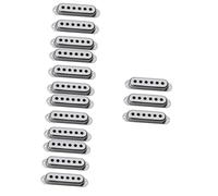ibasenice 15pcs Guitar Pickup Cover Plate Metal Scratch Plate Protective Cover No Compatibility Issues
