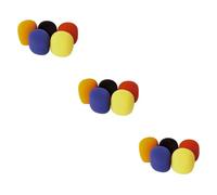 ibasenice 15pcs Pack Handheld Stage Microphone Windscreen Covers Microphone Windscreens for Wind Protection High-density Random Color