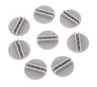 ibasenice 15pcs Plastic Card Stands with Miniature Bases Translucent Business Card Holders for Office Home Party Board Games Stable Display Clips Name Tags and Price Labels Random Color