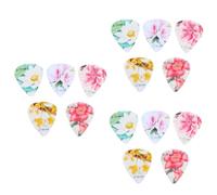 ibasenice 15pcs Portable Guitar Picks Mandolin Picks Bass for Instrument Supplies Practical Guitar Plectrums for Musical Use for Practice Sessions