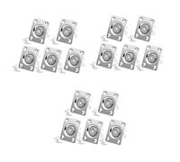 ibasenice 15pcs Strong Guitar Jack Plug Socket Jackplate for Electric Guitar Easy Install Jack Output Plate