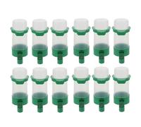ibasenice 16pcs Automatic Bird Water Drinker Feeder Cups for Small Bird Cage Setups 60ml Plastic Water Dispenser with Effortless Installation for Pigeon and Budgie Feeding
