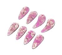 ibasenice 16pcs Guzheng Nails Fake Nail Instrument for String Playing Assorted for Finger Picks and Elegant Touch False Accessories Random Color