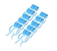 ibasenice 16Pcs Portable Nose Clips Breath Accessories for Nasal Breathing Exercise Nosebleed Stopper Clips Suitable for Various Nose Types with Comfortable Skin-Friendly Texture