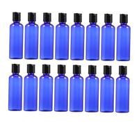 ibasenice 16pcs Refillable Leak-proof Pet Cosmetic Dispensers 100ml Travel Lotion Bottles Suitable for Packing into Luggage and Yoga Bag