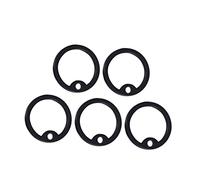 ibasenice 16pcs Silicone Dog Silence Circle Mute Tags Durable Noise Reduction Id Tag Silencers for Pets Stretchable Design for Standard Military Dog