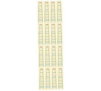 ibasenice 16pcs Violin Stickers for Learning Fretboard Note Scale Stickers Practical Violin Tape for Practice for Boys and Girls