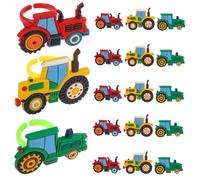 ibasenice 18 Pcs Farm Vehicle Plastic Rings Construction Jewelry for Harvest Season Party Favors Safe Carnival Prizes Unique Fun Accessories