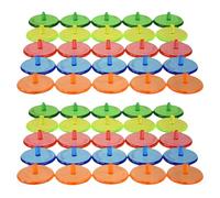 ibasenice 180pcs Golf Makers: Golf Ball Marker Discs Plastic Round Markers Multi-Color Ball Position Tools Alignment and Spot Marking Accessories for Practice Tournament