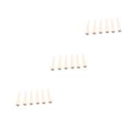 ibasenice 18pcs Bone Guitar Bridge Pins Acoustic Guitar Strings Light Pegs Bridge Brass Circle and Shell Dot String Nails