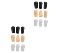 ibasenice 18pcs Electric Guitar Toggle Tip Knobs Way Switch Caps for Electric Guitars Accessories Comfortable Touch Easy to Install Replace Old Broken Parts