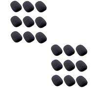 ibasenice 18pcs Microphone Cover Windscreen Mic Filter Elastic Eva Cover for Singing Ktv Outdoor