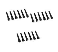 ibasenice 18pcs Pom Guitar Bridge Pin String Nails Studs Acoustic Electric Guitar Replacement Parts