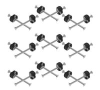 ibasenice 18pcs Trampoline Screws Wear-resistant Anti-falling Fixing Bolts for Frame Repair Replacement Parts Compatible with S Trampoline Frames