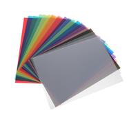 ibasenice 19pcs LED Light Diffuser Film Sheets for Video Light and Studio Setup Pvc Material Suitable for Theater and Class Experiments as Educational Visual Tool