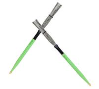 ibasenice 1pair Drum Brushes Steel Wire Sticks Essential Accessories for Jazz and Rock Drumming Compact and Easy to Carry Non- Handle for Comfortable Use