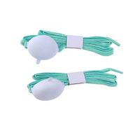 ibasenice 1Pair LED Flashing Shoelaces Blue Neon Light Up Laces for Dancing Running Cycling Hiking and Christmas Party Decorations Washable with Modes