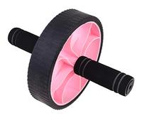 ibasenice 1PC Ab Roller Wheel for Abdominal Exercise Fitness Training Equipment for Home Workouts Unisex Pink for Building Core Strength and Losing Weight