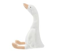 ibasenice 1Pc Adorable Plush Doll Soothing White Goose Stuffed for Premium for Birthdays Cuddling Soft Comfortable Design