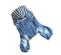 ibasenice 1pc Jumpsuit for Dogs Hooded Pet Clothes Four Legs Stylish Suspender Outfit for Outdoor Activities