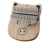 ibasenice 1pc Key Pig Finger Piano Kalimba Portable Beginner Musical Instrument Comfortable Touch Easy to Play for Music and Beginners