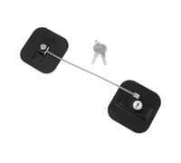 ibasenice 1pc Kids Protective Window Lock Refrigerator Lock Window Door Safety Cable Lock for Child Safety Use Black