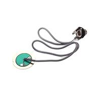 ibasenice 1pc Mini Pickup Microphone Transducer for Acoustic Instruments Easy to Install Self-adhesive for Guitar Violin Ukulele Mandolin Banjo White