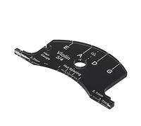 ibasenice 1pc Multifunctional Violin Bridge Template for Practical Repair Material Fits Violins Intuitive Chord Measurement Tool for Violinists and Luthiers