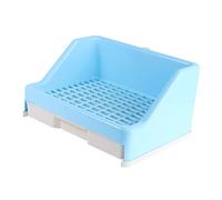 ibasenice 1Pc Pet Rabbit Toilet Drawer Design Tipping Bed Pan for Lop Eared Rabbits Durable Material Easy to Install Move Rabbit Cage Accessory