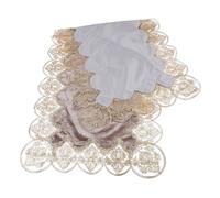 ibasenice 1pc Piano Cover Embroidered Half Cover for Electronic Organ Dustproof Elegant Lace Design for Keyboards Easy to Store Light