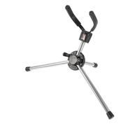 ibasenice 1pc Portable Foldable Saxophone Stand Treble Bracket Anti-scratch Support Compact Design for Alto Tenor Instruments for Musicians The Go