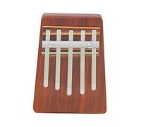 ibasenice 1pc Portable Thumb Piano Tone Kalimba for Boys and Girls and Beginners Reddish Brown Finger Piano Easy to Carry Musical Instrument for Music Enthusiasts