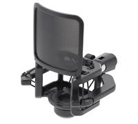 ibasenice 1pc Quakeproof Microphone Stand Blow Prevention Mic Rack for Studio Black Shockproof Design for Recording Live Broadcast Conference and Concert Use