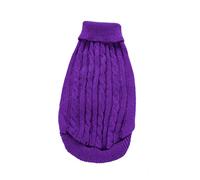 ibasenice 1Pc Stylish Solid Color Pet Sweater for Winter Cozy and Warm Pullover Easy to Wear Dog Clothes for Christmas Parties Lightweight and Durable