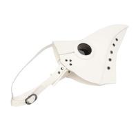 ibasenice 1pc White Plague Bird Mouth Mask Creative Halloween Costume Accessory for Parties Masquerades Lightweight Comfortable Design for Men Women