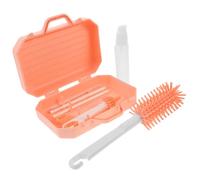 ibasenice 1set Bottle Cleaning Drying Rack Nipple and Travel Storage Box Portable and Practical Bottle Care for Home and Go