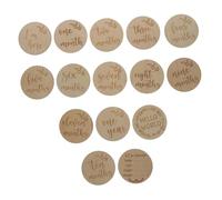 ibasenice 1set Cards Monthly Recording Cards for Growth Photography Natural Photo Props for Celebrating First Year