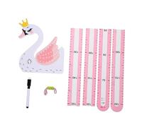 ibasenice 1set Cartoon Animals Growth Chart Decal for Boys and Girls Height Measurement Sticker Fun Wall Art for Nurseries Playrooms and Bedrooms