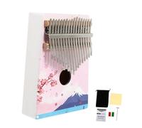 ibasenice 1set Delicate Kalimba Thumb Piano for Beginners Ergonomic Design Portable Music Instrument for Boys and Girls Adults Easy Tuning Hammer for Music Exploration