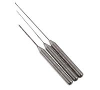 ibasenice 1set Drilling Hook Needle Set Carp Fishing Baiting Needles Essential Tackle Tool for Rigging Portable Fishing Accessories for Easy Bait Penetration and Knot Tightening 3pcs
