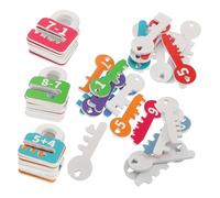 ibasenice 1Set Educational Math for Interactive Matching Counting Game for Preschool Learning Activities Enhances Fine Motor Skills and Problem Solving