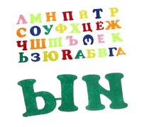 ibasenice 1set Felt Alphabet Stickers for Boys and Girls Early Learning Wall Decor for Preschool and Kindergarten Nonwoven Easy to Apply Safe for Boy Girl Fun Shapes and Numbers