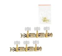 ibasenice 1set Gold Guitar Control Knobs Ergonomic Design Easy to Install Tuning Pegs for Classical Guitar Accessories Replacement Rotary Knob for Enhanced Performance