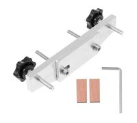 ibasenice 1set Guitar Bridge Clamp Tool for Easy Repair and Bonding Silver Luthier Fixture for Acoustic and Classical Guitars Essential Maintenance Accessory