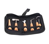 ibasenice 1set Guitar Repairing Maintenance Tool Kit Complete Guitar Care Accessories Cleaning Tools Storage Bag for Musicians and Instrument Maintenance