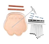 ibasenice 1set Key Kalimba Finger Piano Kit Assemble Your Own Thumb Instrument for Beginners Easy to Learn Bright Sound Musical for Boys and Girls and Parents