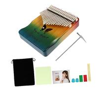 ibasenice 1set Key Kalimba Thumb Piano Butterfly Decor Portable Finger Piano for Boy Girl and Adults Easy to Play Lightweight Musical Instrument for Travel Home and Relaxation