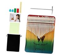 ibasenice 1set Keys Kalimba Thumb Piano Finger Piano Butterfly Rainbow Design for Boy Girl and Beginners Lightweight Body Easy to Play Music
