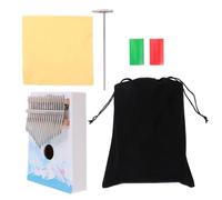 ibasenice 1set Keys Thumb Piano Lightweight Sky- Kalimba for Beginners Portable Musical Instrument for Students and Professionals Easy to Play Pine Construction